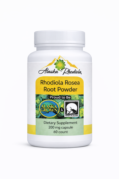 Alaska Rhodiola® Capsules – Rhodiola Rosea Root Powder