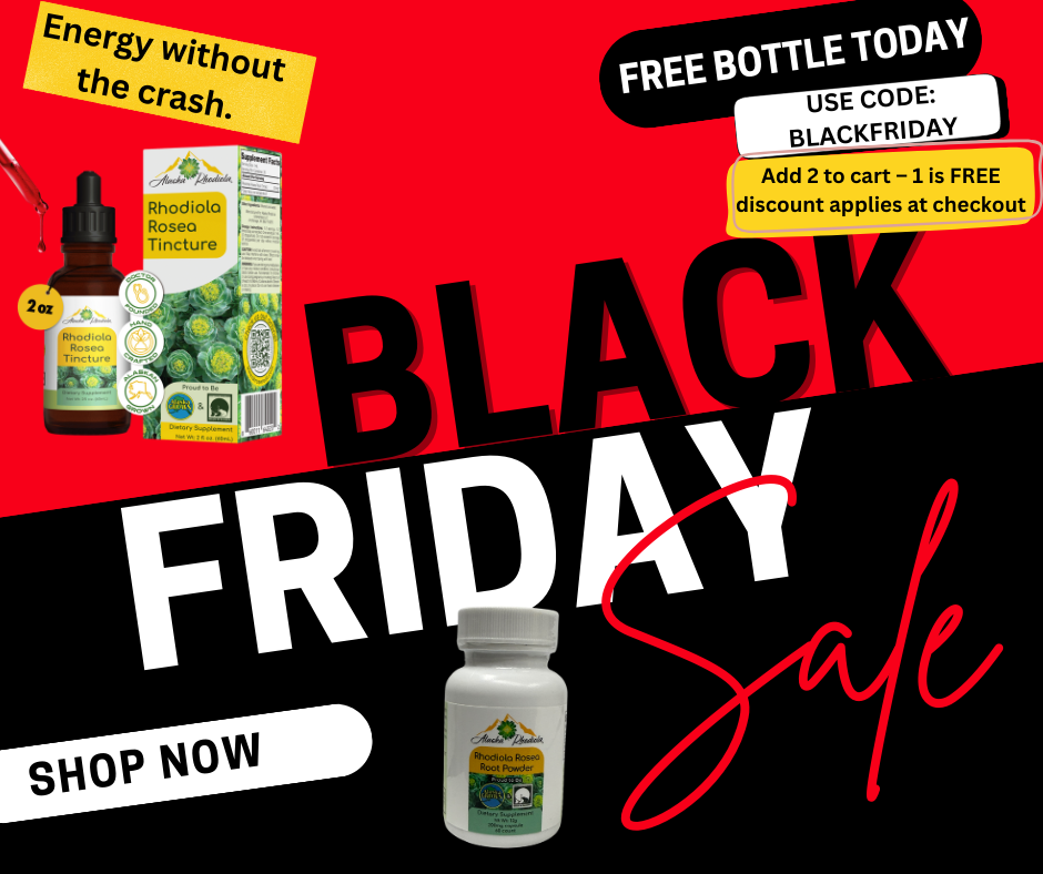 Alaska Rhodiola® Capsules – Rhodiola Rosea Root Powder