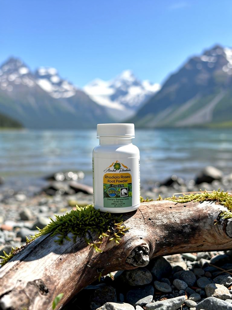 Alaska Rhodiola® Capsules – Rhodiola Rosea Root Powder