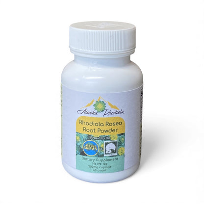 Alaska Rhodiola® Capsules – Rhodiola Rosea Root Powder